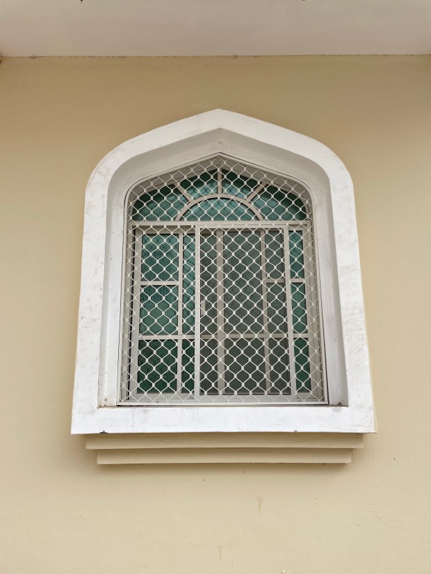 barred window